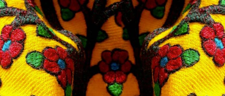 Broderies iraniennes : Atelier patteh – Narges TÂFTEH